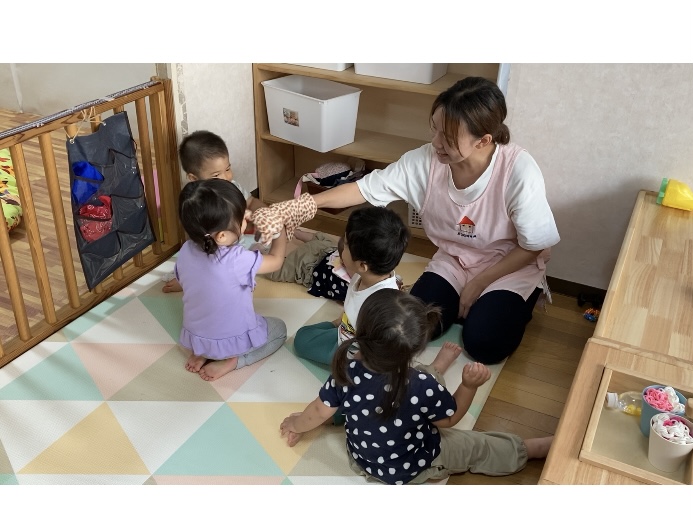 朝の保育園の様子