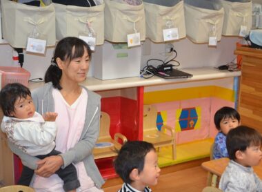 宮田さんと園児