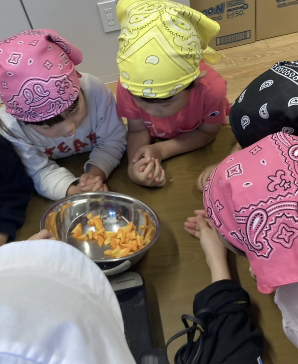 調理中の様子
