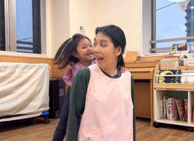 吉澤先生と園児の様子